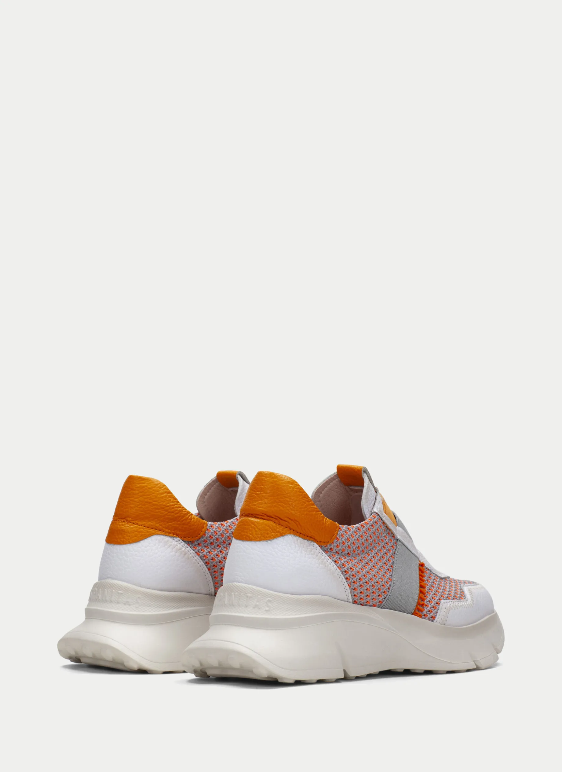 Sneakers hawai branco-laranja