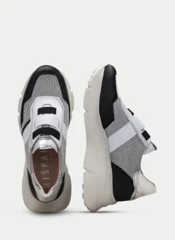 Sneakers hawai branco-preto-prata