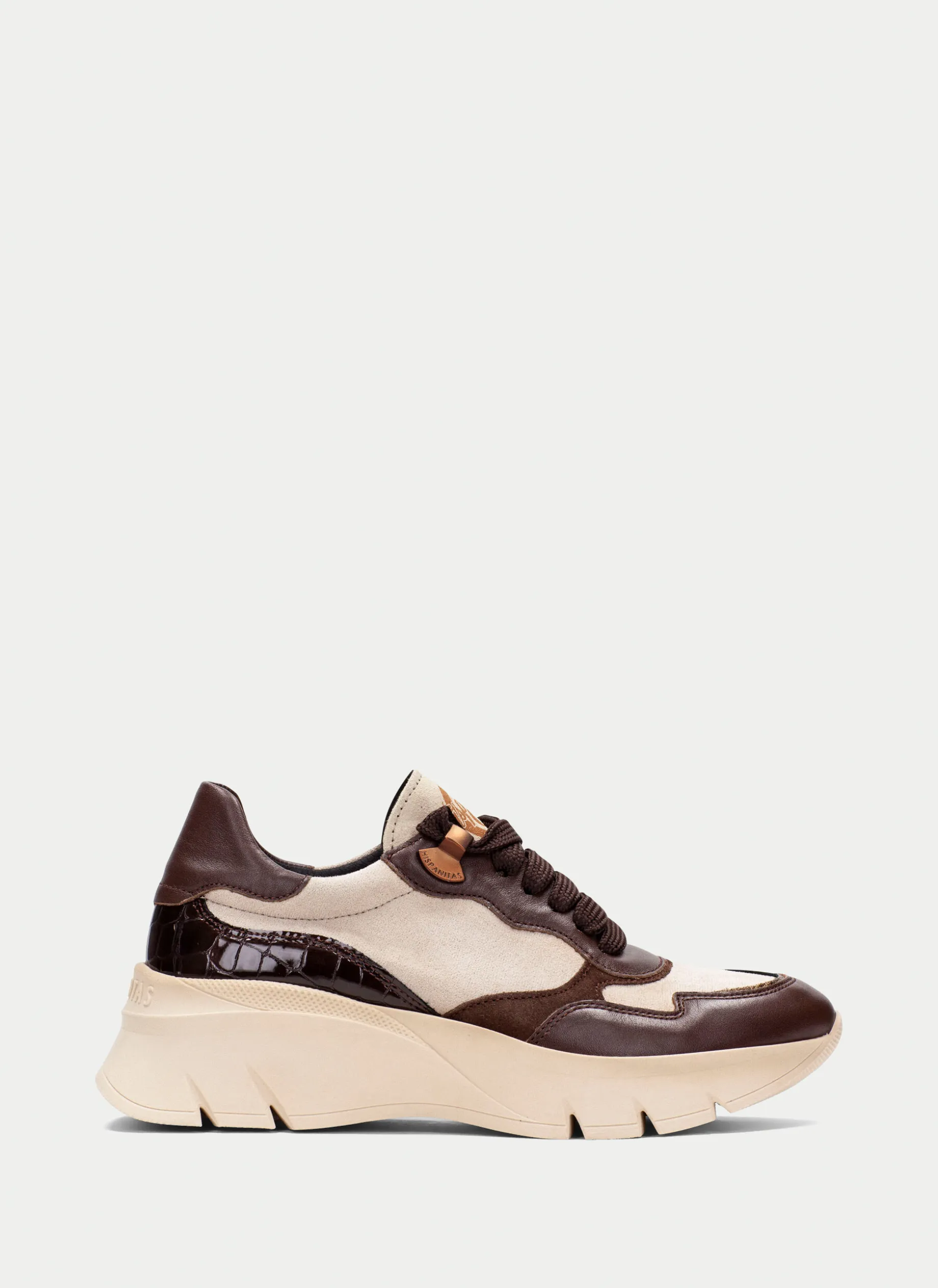 Sneakers helsinki marrom-milk
