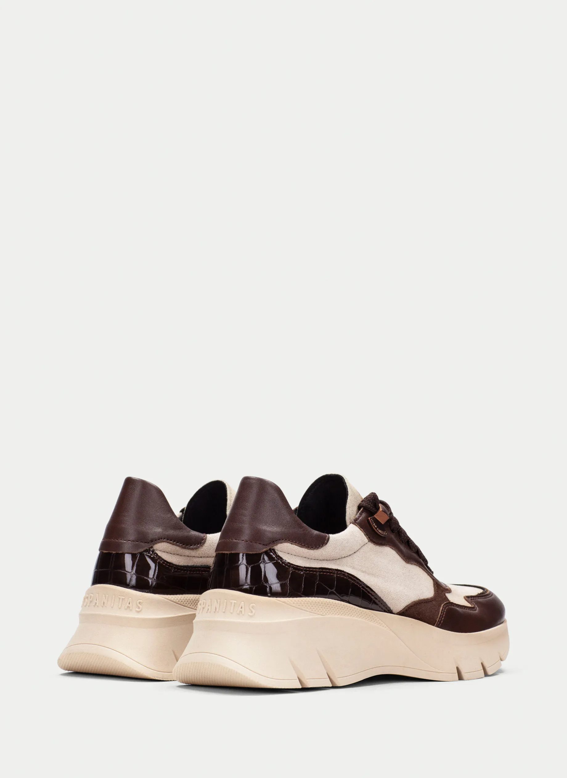 Sneakers helsinki marrom-milk