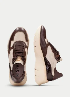 Sneakers helsinki marrom-milk