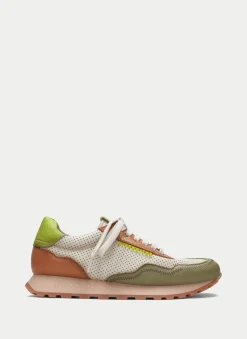 Sneakers loira aloe-creme-pessego