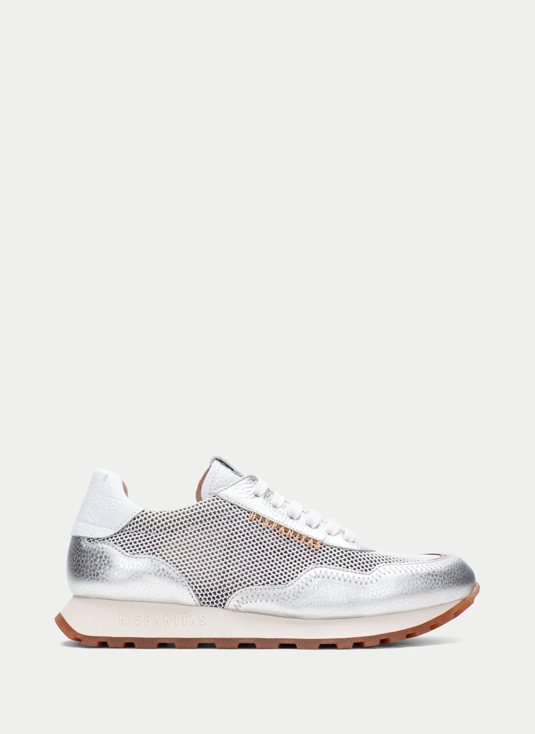 Sneakers loira blanco-plata