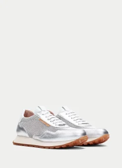 Sneakers loira blanco-plata