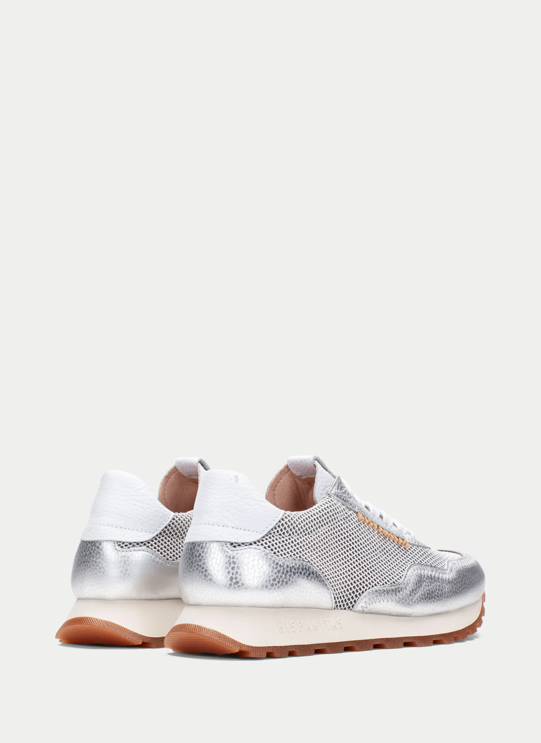 Sneakers loira blanco-plata