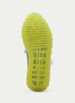 Sneakers loira branco-kiwi