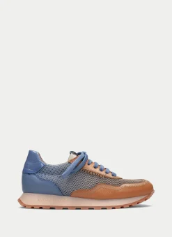 Sneakers loira pessego-azure