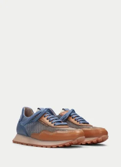 Sneakers loira pessego-azure