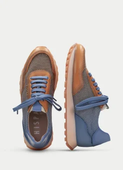 Sneakers loira pessego-azure