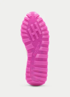 Sneakers loira vermelho-creme-violet