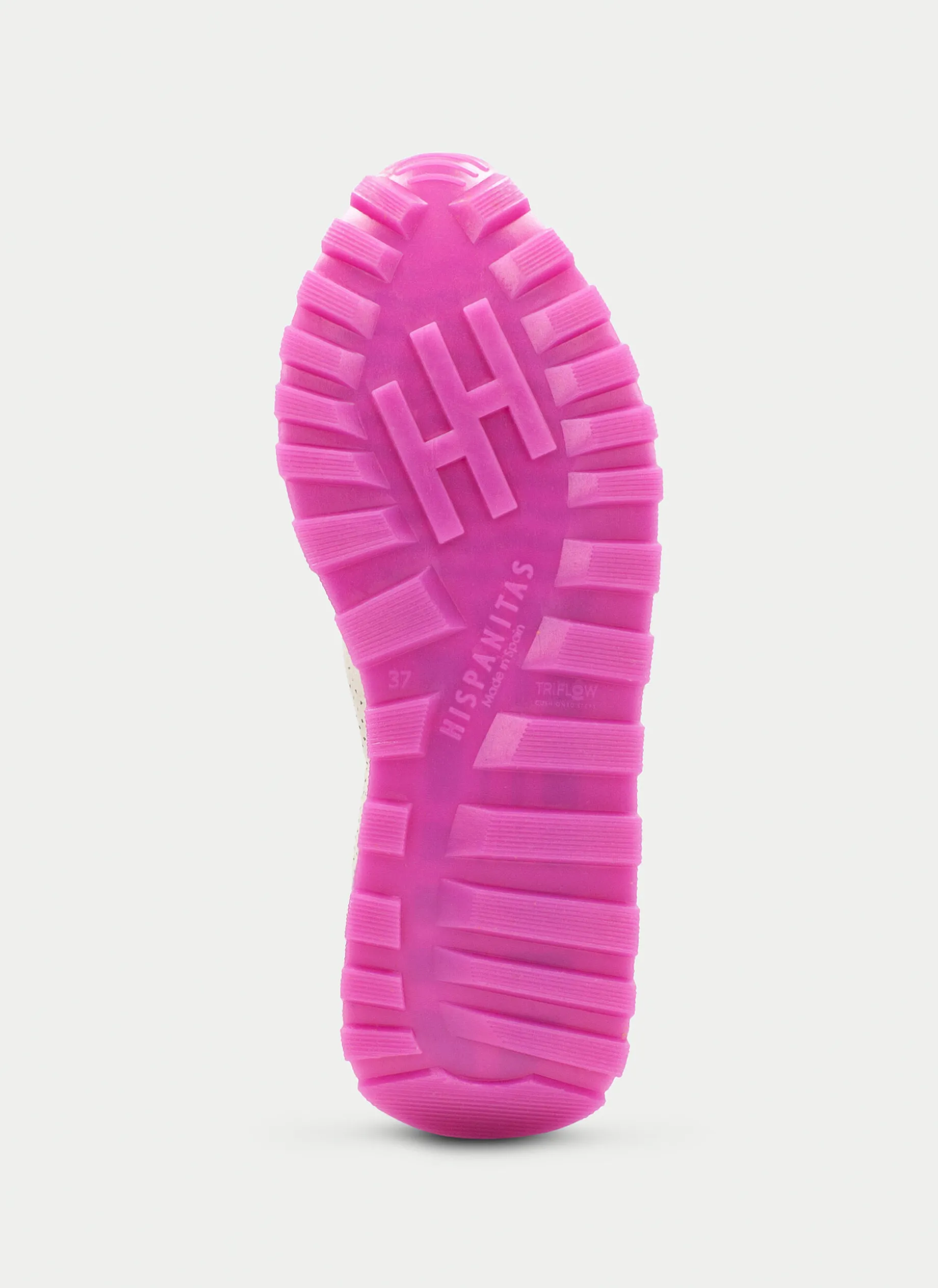 Sneakers loira vermelho-creme-violet