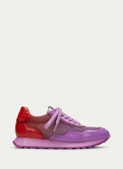 Sneakers loira violet-vermelho