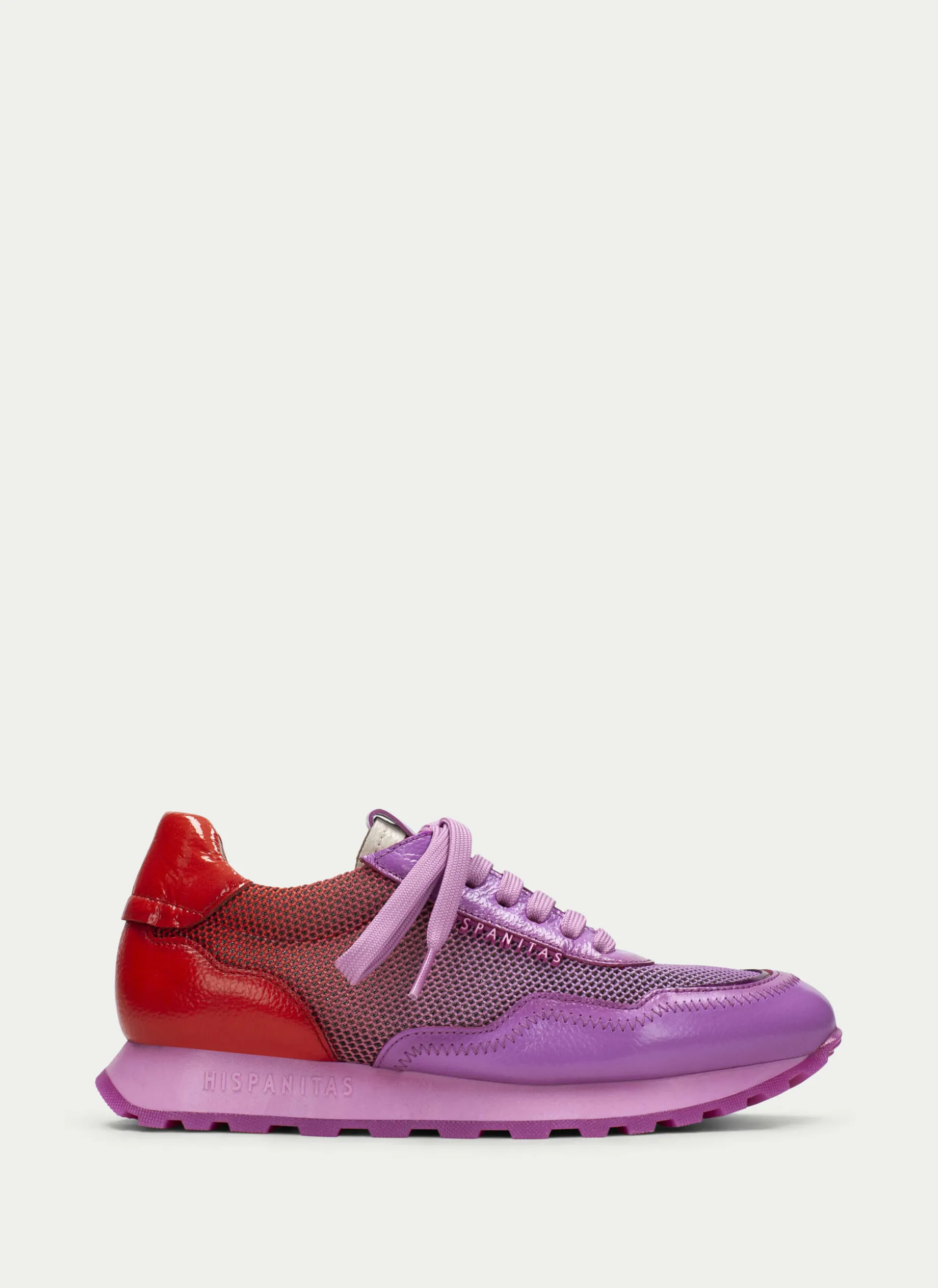 Sneakers loira violet-vermelho