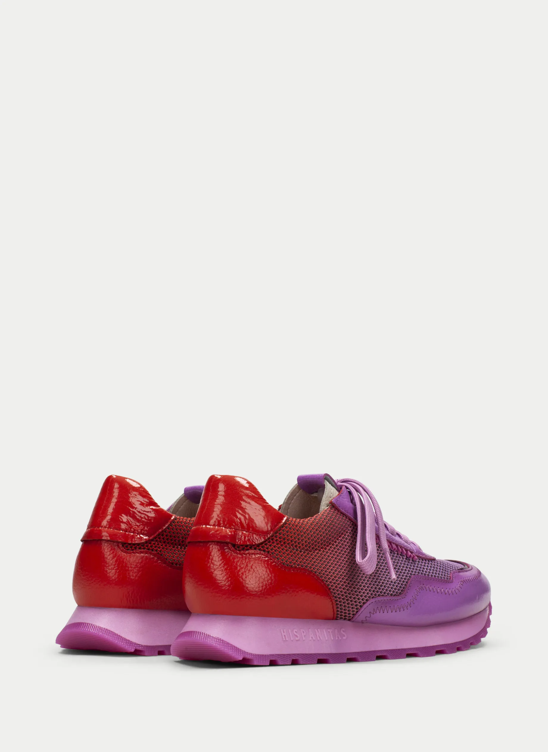 Sneakers loira violet-vermelho