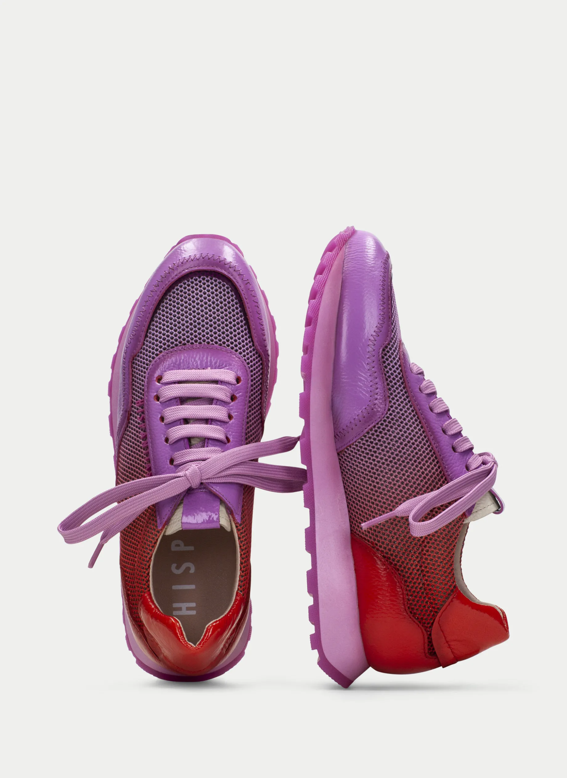 Sneakers loira violet-vermelho