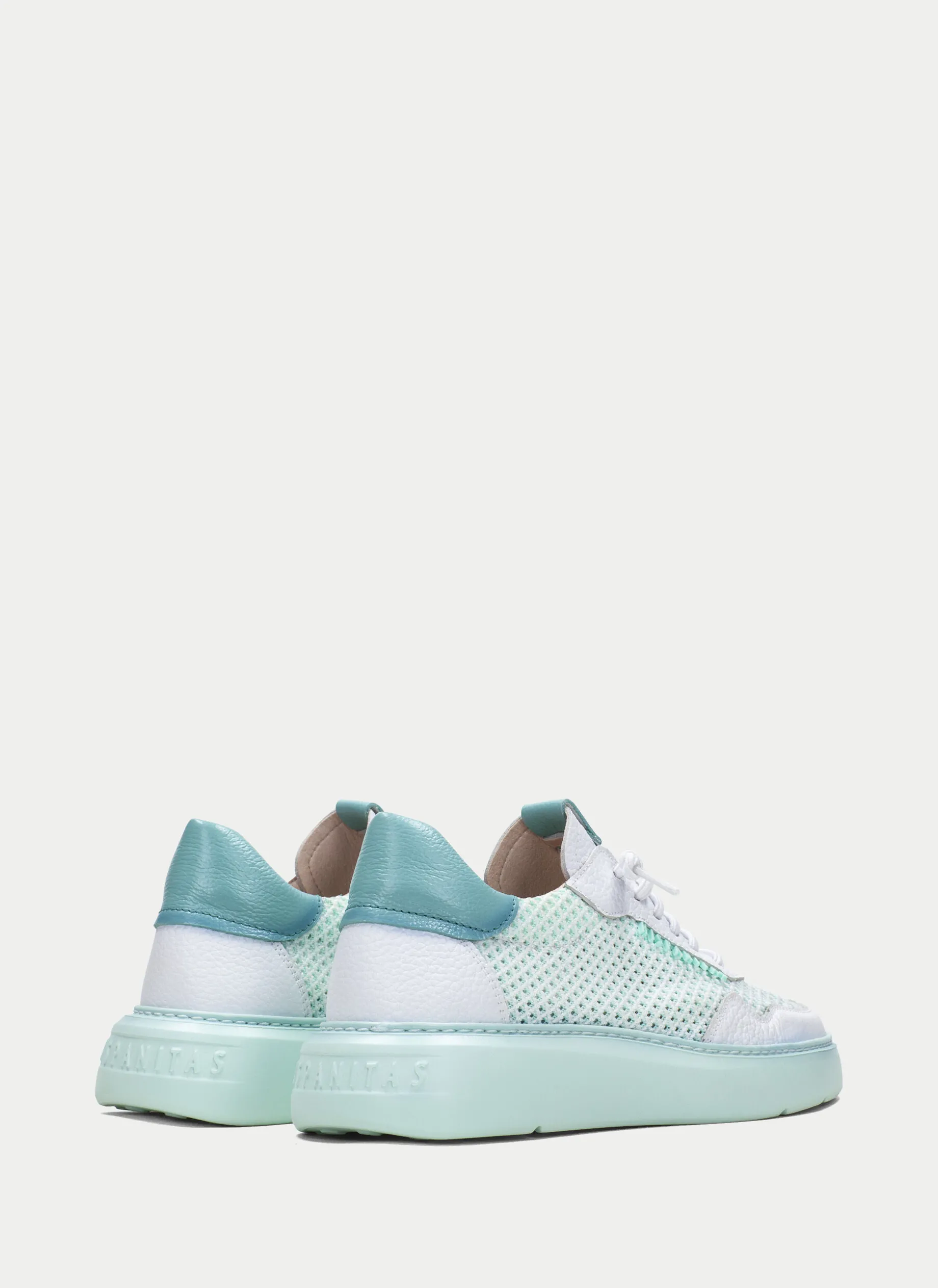 Sneakers oceania branco-aquamarine