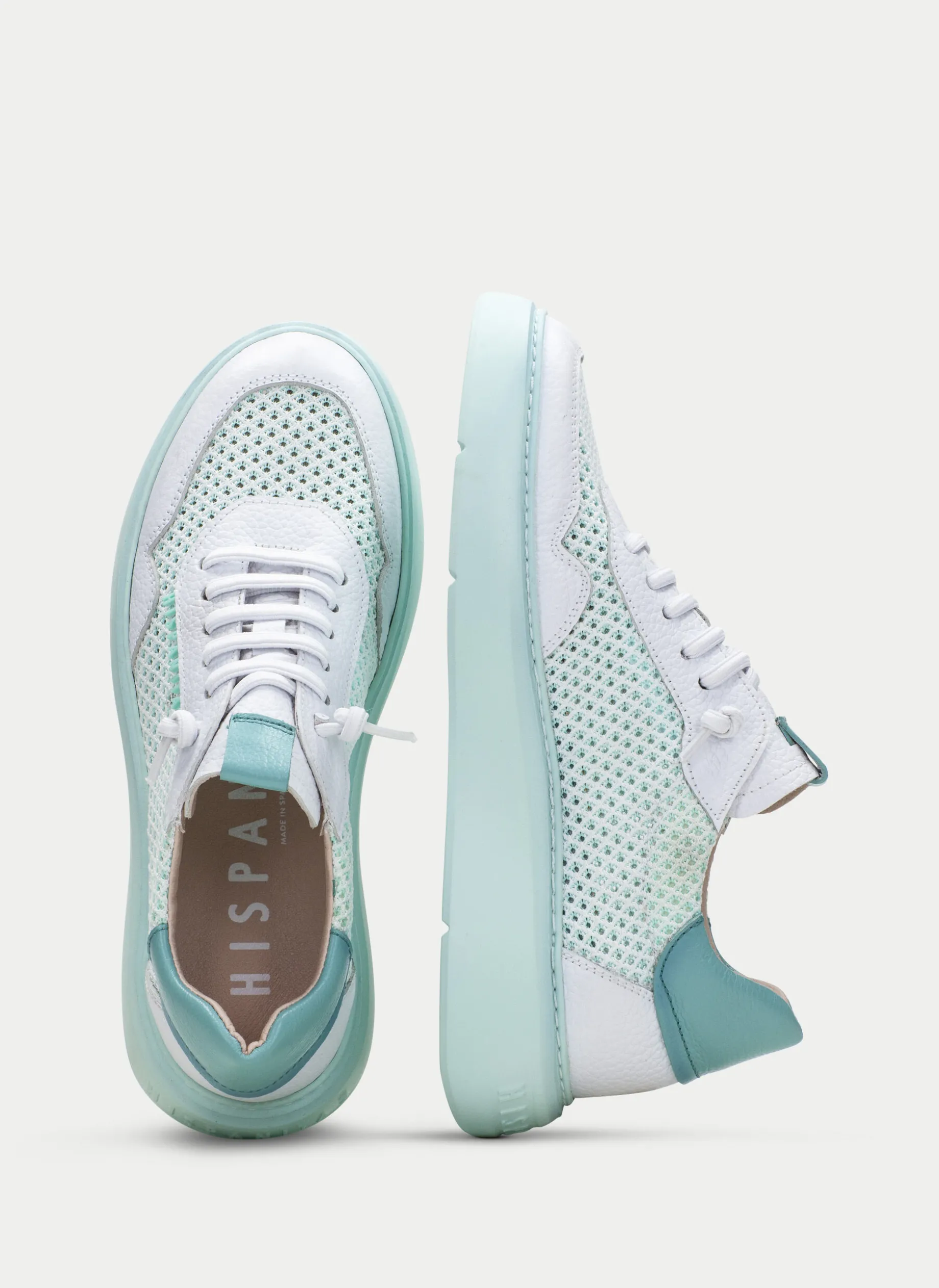 Sneakers oceania branco-aquamarine