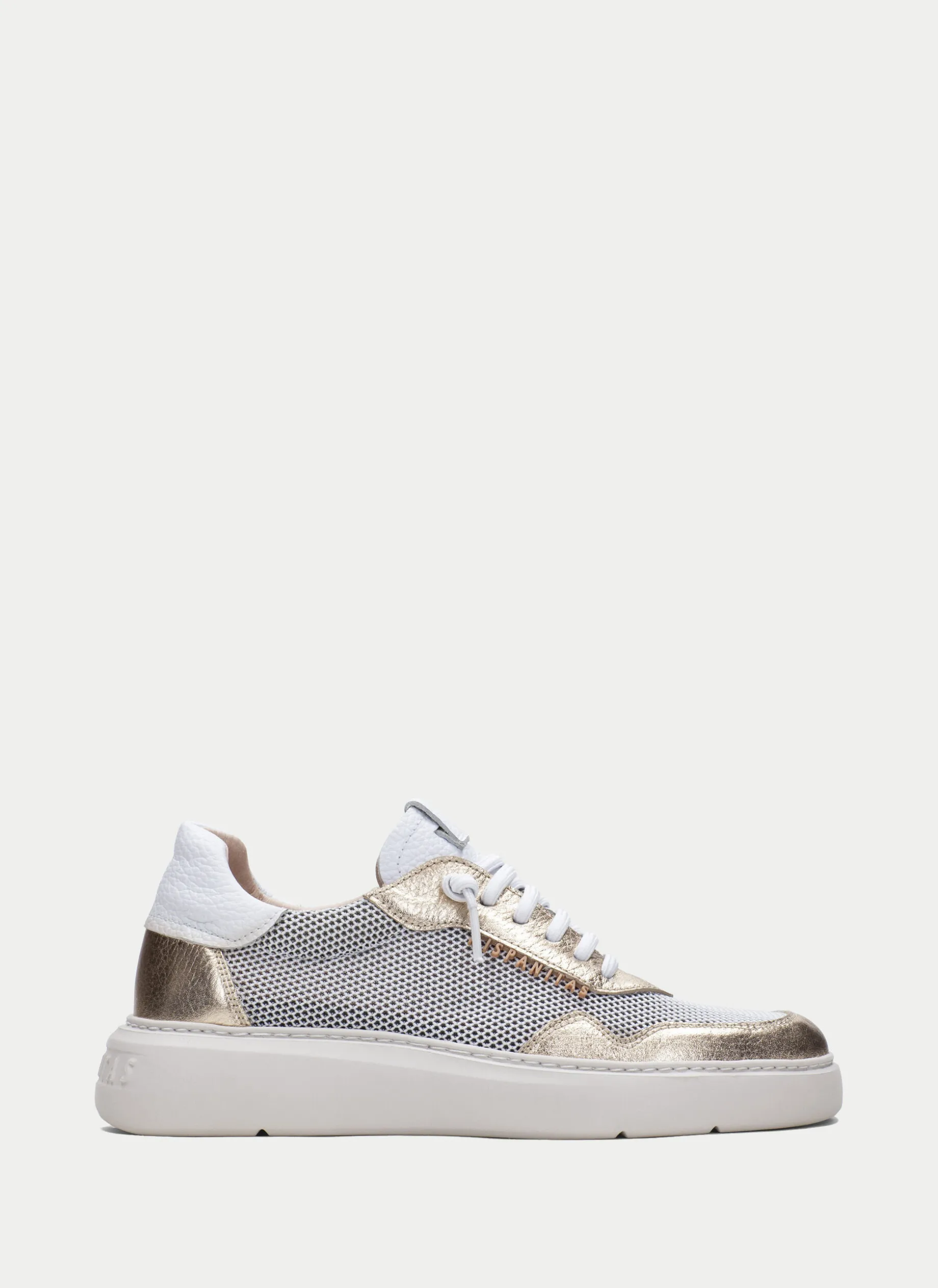 Sneakers oceania branco-ouro
