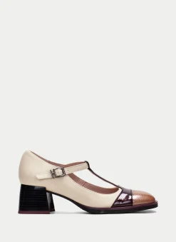 T Strap milan vinho-milk-almond