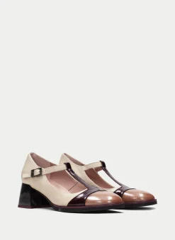 T Strap milan vinho-milk-almond