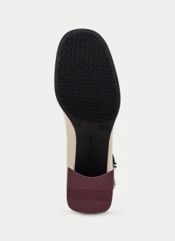 T Strap milan vinho-milk-almond