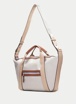 Tote  cinza-areia