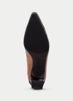 Zapatos Tacon ankara vino-almond